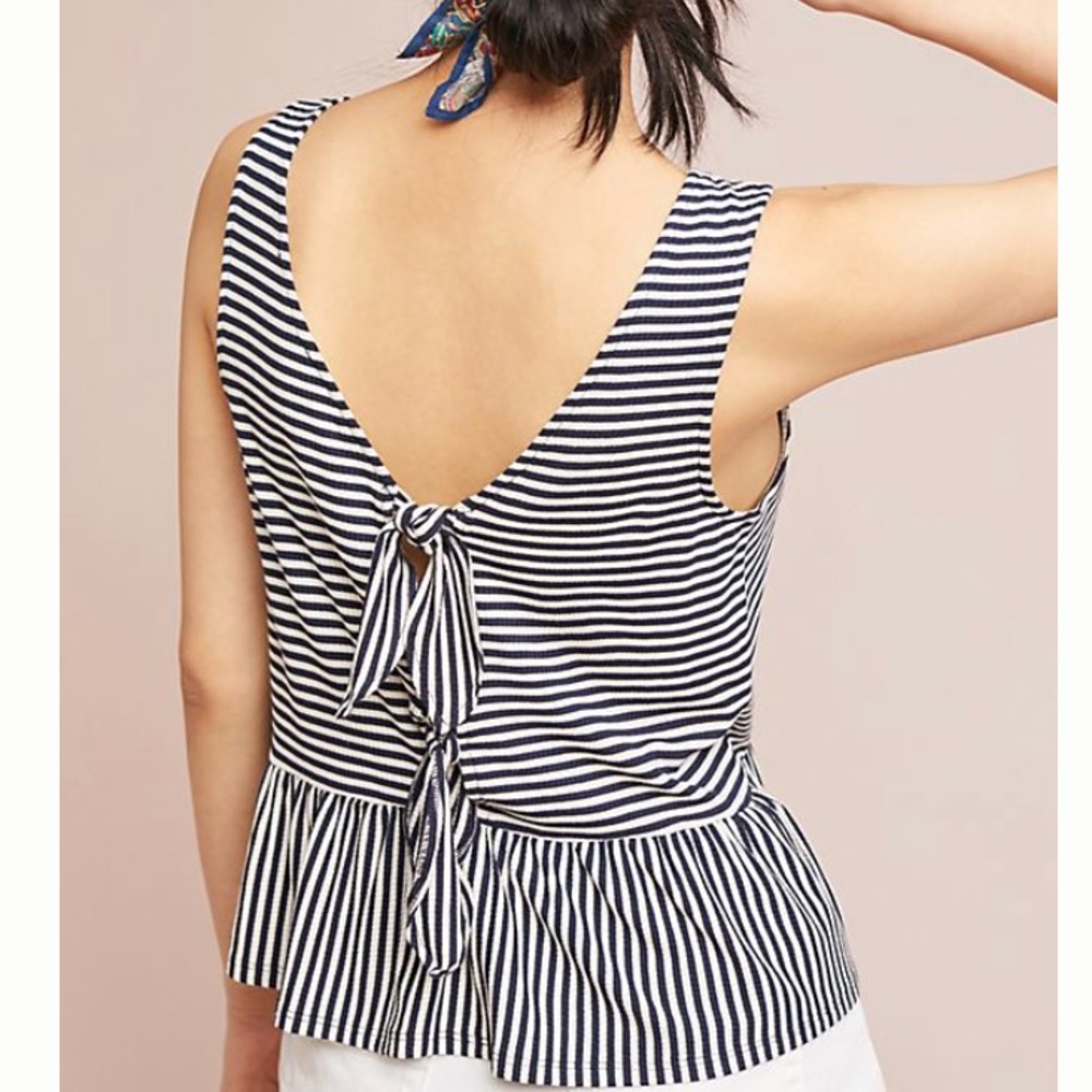 Anthropologie Bow Back Tank - Picture 3 of 4